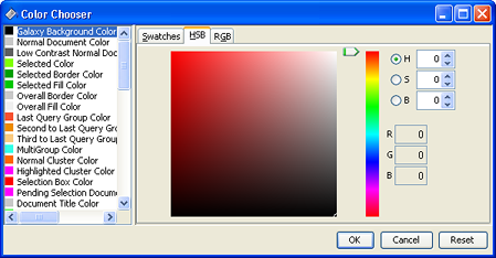 Color Chooser Color Blender (HSB)