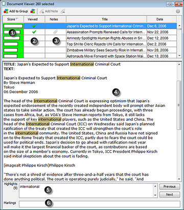 Document Viewer: The default view. The Notes panel is hidden.