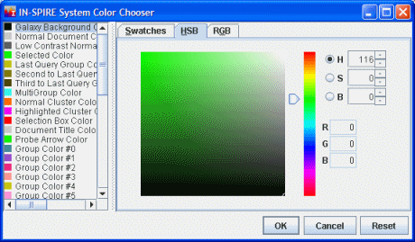 Color Chooser Color Blender (HSB)