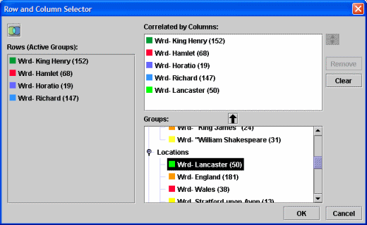 Selecting Rows and Columns