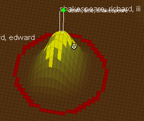 Probe ThemeView Selection Area