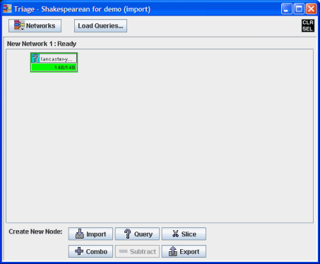 New Network Node in Triage