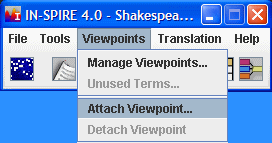 Attach Viewpoint Menu