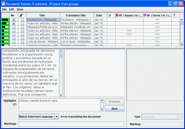 Document Viewer with Translation